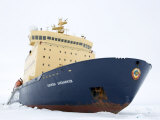 Russian Icebreaker  Kapitan Khlebnikov in Pack Ice  Weddell Sea  Antarctica  Polar Regions