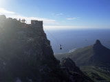 Cable Car Going up Table Mountain  Cape Town  South Africa  Africa