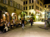 People Sitting at Outdoor Cafes and Restaurants  Stuttgart  Germany