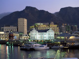 The Victoria and Alfred Waterfront  in the Evening  Cape Town  South Africa  Africa