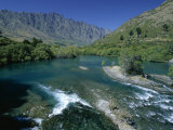 The Kawarau River  the Outflow of Lake Wakatipu at Frankton  Near Queenstown  Otago