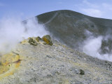 The Crater on Vulcano  Aeolian Islands  Unesco World Heritage Site  Island of Sicily  Italy