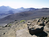 Part of the Vast Crater of 10023 Ft Haleakala  Seen from Sliding Sands Trail  Hawaii