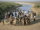 Fertility Dance  Karo Tribe  Omo River  Ethiopia  Africa