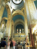 Interior of the Russian Orthodox Alexander Nevsky Cathedral  Toompea  Tallinn  Estonia