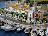 Aerial View of Boats at Mao's Harbour  Mao'  Menorca (Minorca)  Balearic Islands  Spain