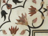Detail of Inlay Work  Taj Mahal  Unesco World Heritage Site  Agra  India