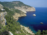 The Northern Coast of the Island Near Na Xamena  Near Sant Miguel  Ibiza  Balearic Islands  Spain