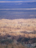 Badlands  Sonoran Desert Landscape  Anza-Borrego Desert State Park  California  USA