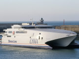 Stena Line 'Sea Lynx' Trimaran  Dieppe Harbour  France
