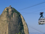 Cable Car and Pao De Acucar (Sugar Loaf)  Rio De Janeiro  Brazil  South America