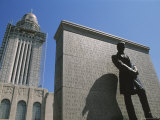 Lincoln Statue at Nebraska State Capitol  Lincoln  Nebraska  USA