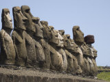 Ahu Tongariki  Unesco World Heritage Site  Easter Island (Rapa Nui)  Chile  South America