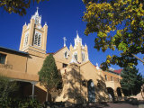 San Filipe De Neri Church  Old Town Plaza  Albuquerque  New Mexico  USA
