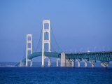 Mackinac Bridge  Mackinaw City  Michigan  USA