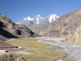 Descent from Kunzum Pass  4550M  Spiti Valley Headwaters  Himachal Pradesh  India