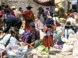 Sunday Market at Tarabuco  Near Sucre  Bolivia  South America