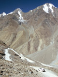 Descent from Kunzum Pass  4550M  into Chenab Valley  from Spiti Valley  Himachal Pradesh  India