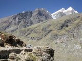 Rothang Pass into Chenab Valley on Manali-Leh Highway  Himachai Pradesh  India
