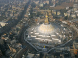 Aerial View of Boudhanath Stupa  Kathmandu  Nepal