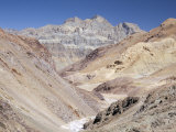 Descent from Kunzum Pass  4550M  Spiti Valley Headwaters  Himachal Pradesh  India