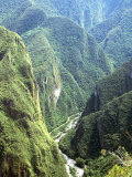 Granite Gorge of Rio Urabamba  Seen from Approach to Inca Ruins  Machu Picchu  Peru  South America