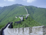 Restored Section of the Great Wall (Changcheng)  Northeast of Beijing  Mutianyu  China