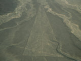Trapezoid  Nazca Lines (Nasca Lines)  Unesco World Heritage Site  Peru  South America