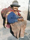Local Resident  Cuzco  Peru  South America