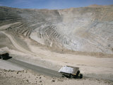 Chuqui Open-Pit Copper Mine  4Km Long  720M D Eep  Chuquicamata
