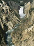 Lower Falls 94M High  Grand Canyon of the Yellowstone River  Yellowstone National Park  Wyoming