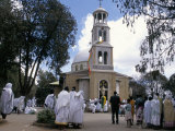 Festival of St Mary's  St Mary's Church  Addis Ababa  Ethiopia  Africa