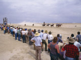 Racing Under Way on the Annual Race Day  Birdsville  Queensland  Australia