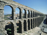 Roman Aqueduct  Segovia  Unesco World Heritage Site  Castilla Leon  Spain