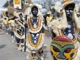 People in Costume and Facial Paint  Ati Atihan Festival  Kalibo  Philippines  Southeast Asia