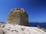 Clifftop Ruin at the Punta De L'Escaleta  Benidorm  Valencia  Spain