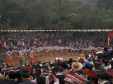 Gathering of Minority Groups from Yunnan for Torch Festival  Yuannan  China