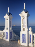 View to Benidorm Island from the Balcon Del Mediterraneo  Costa Blanca  Valencia  Spain