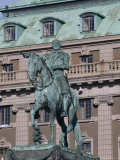 Equestrian Statue of Gustav Adolfs  Stockholm  Sweden  Scandinavia