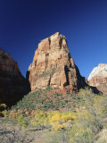 Angels' Landing in Autumn  Zion National Park  Utah  USA