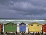 Beach Huts  Muizenberg  Cape Peninsula  South Africa  Africa
