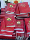 Little Red Books for Sale at the Great Flea Market  Pan Jia Yuan  Beijing  China