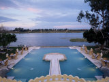 The Swimming Pool Over Looking the Lake at Dungarpur  Udai Bilas Palace  Dungarpur  India