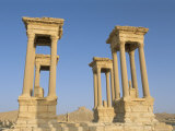 Ruins  Palmyra  Unesco World Heritage Site  Syria  Middle East