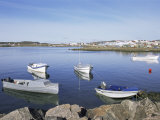 Boats in the Bay  Iqaluit  Baffin Island  Canadian Arctic  Canada
