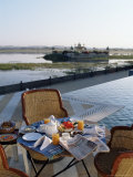 The Swimming Pool Over Looking the Lake at Dungarpur  Udai Bilas Palace  Dungarpur  India