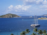 Boats off Dead Man's Beach  Peter Island Resort  British Virgin Islands