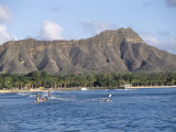 View of Diamond Head Crater  Oahu  Hawaii  Hawaiian Islands  USA