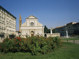 Square and Church of Santa Maria Novella  Florence  Tuscany  Italy