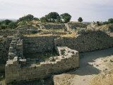 Ancient Ruins  Troy  Unesco World Heritage Site  Anatolia  Turkey  Eurasia